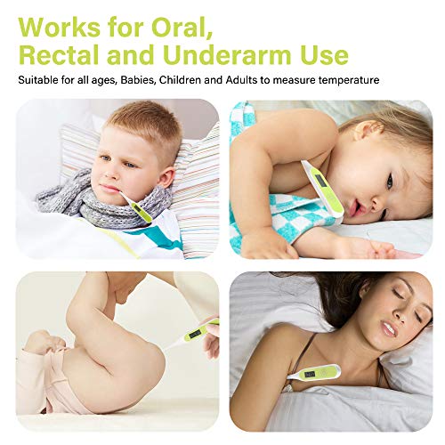 Thermometer for Adults, Medical Oral Underarm Rectal Temperature