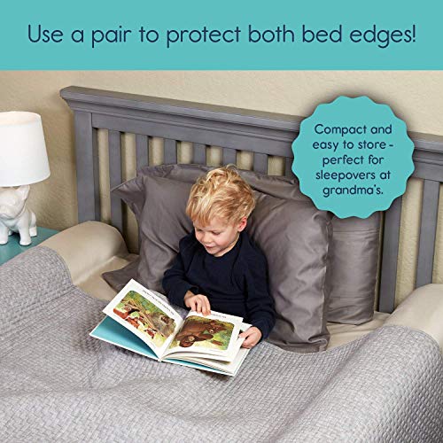 Inflatable Bed Rails for Toddlers - 2-Pack 🛏️✈️