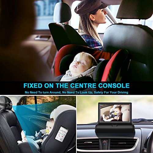 Safety Car Seat Mirror Camera Monitored Baby Car Mirror