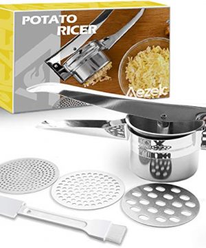 Potato Ricer and Masher Baby Food Mill and Vegetable Strainer