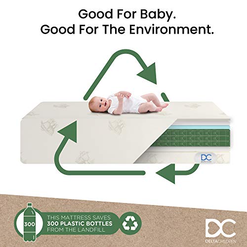 Serta Perfect Start Deluxe Crib Mattress - Supreme Firmness for Infants, Enhanced Comfort for Toddlers, Waterproof for Easy Cleaning