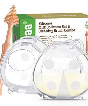 Breast Shells with Cleaning Brush Breastmilk Collector