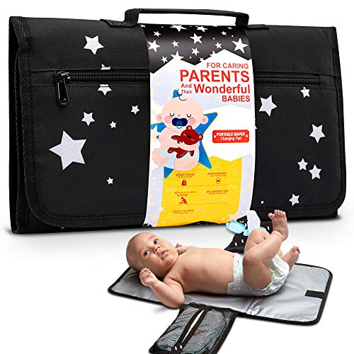 Yellowphant Baby Portable Changing Pad - Premium Foldable