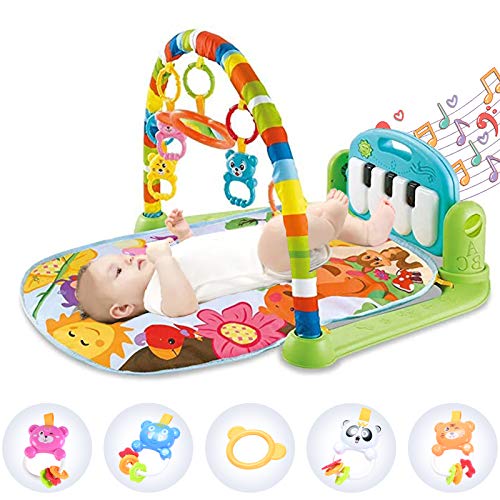 Hoopeum Baby Play Mat Toys for 0-3-6-12 Months