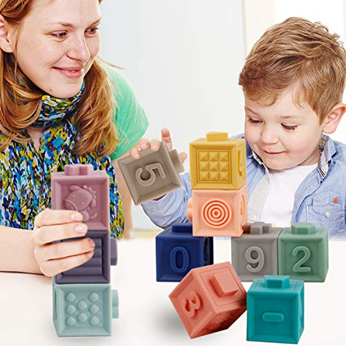 Mini Tudou Baby Blocks Soft Building Blocks Baby Toys
