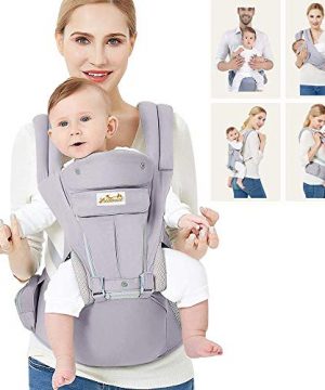 Viedouce Ergonomic Baby Carrier with Detachable Hip Seat Front