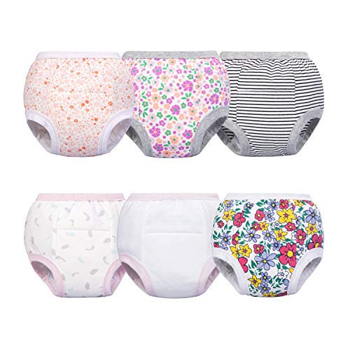 Yinson 6-Pack Padded Toddler Cotton Potty Training Pants