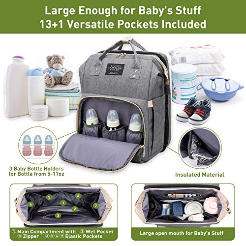 Diaper Bag Backbag with Changing Station Pad New Changing Tables ...