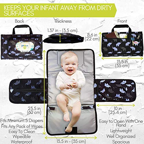 Fridaybaby Portable Diaper Changing Pad – Use One Handed