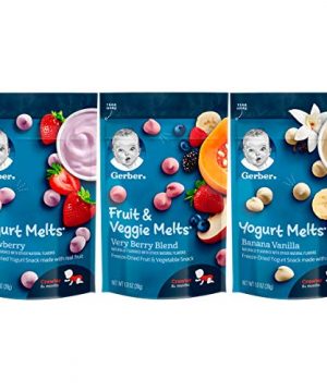 Veggie Melts Assorted Variety Gerber Up Age Yogurt Melts Fruit