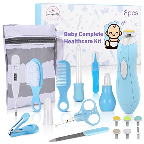 Baby Healthcare and Grooming Kit, 18 in 1 Baby Electric Nail Trimmer Set