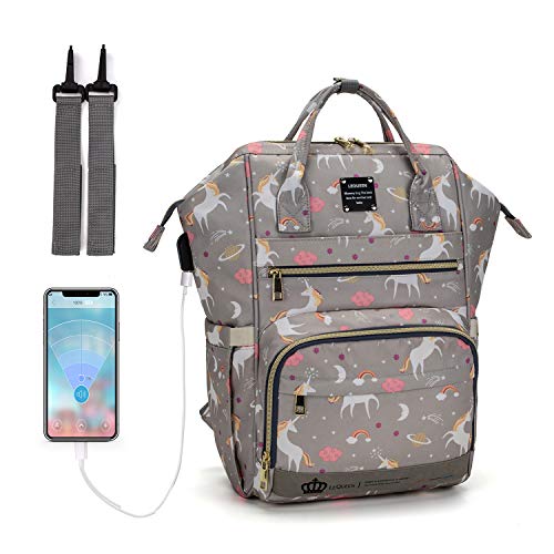 Diaper Bag Backpack, LEQUEEN Multifunction Travel Back Pack