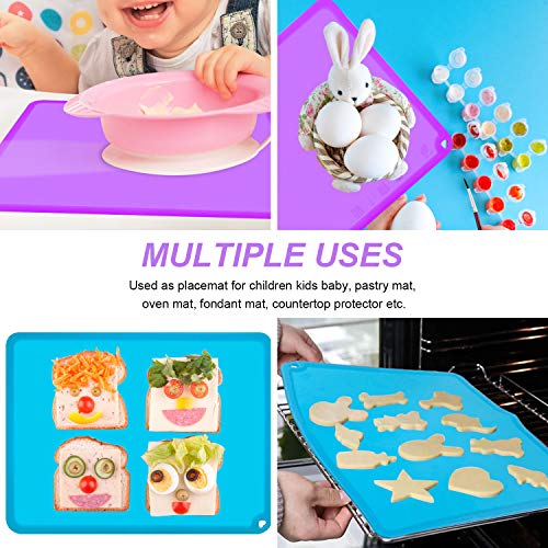 Kids Toddler Silicone Baby Placemat