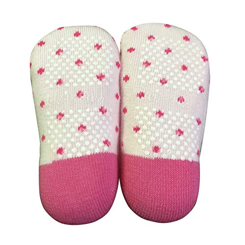 6 Pairs Toddler Girl Anti Slip Mary Jane Socks