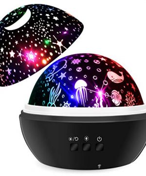 SYOSIN Night Light Projector for Kids,Bedside Lamp