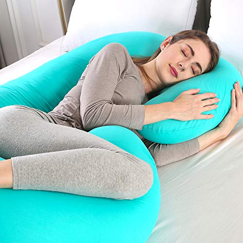 CDEN Pregnancy Pillow, C Shaped Full Body Pillow 52"