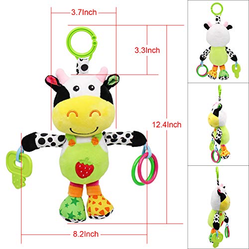 MARUMINE Baby Car Seat Toys with 24 Music and Teether