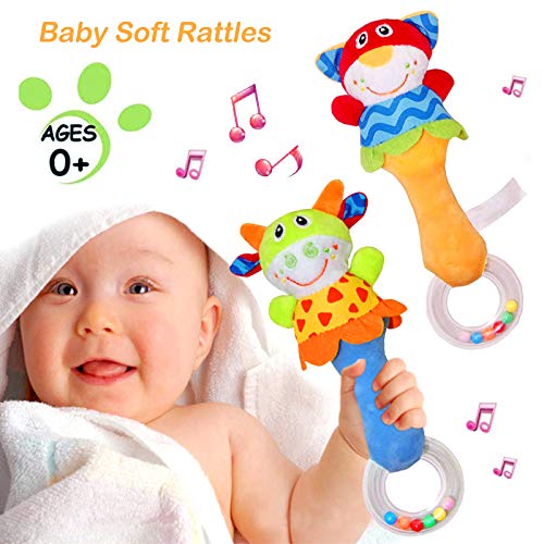 CHAFIN Baby Soft Rattles Sound Toys