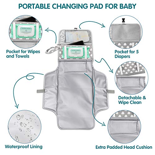 Waterproof Portable Baby Diaper Changing Pad