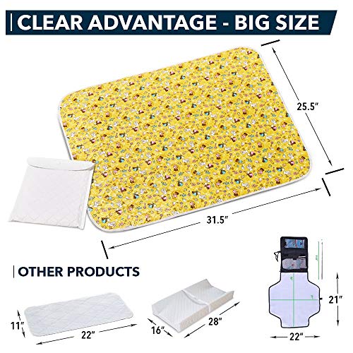Baby Portable Changing Pad - Diaper Change Pad Large Size