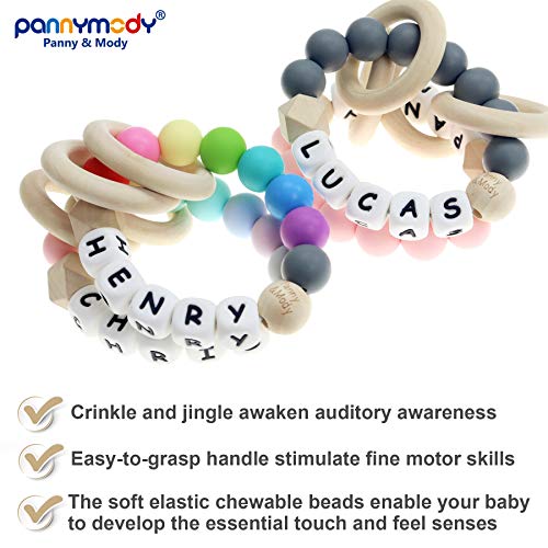 Customized Name Baby Souvenir Rattles Teether: A Personalized Gift for Precious Little Ones