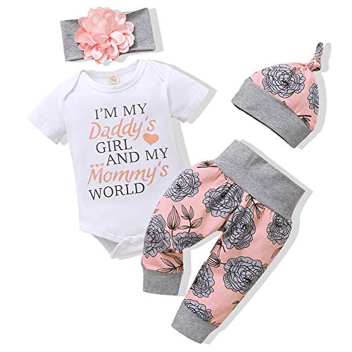 Renotemy Newborn Girl Clothes Outfits Ruffle Short Sleeve Tops