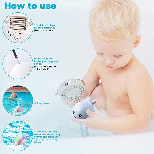 Water Spray Toy LED Light Up