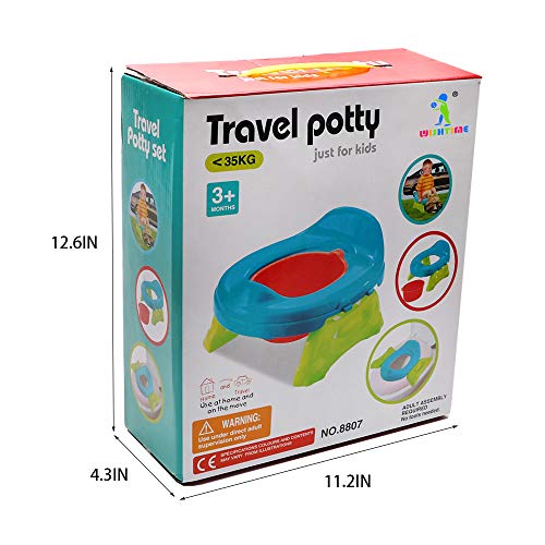 WISHTIME Baby Toilet Training Travel Potty 2 in 1 Comfortable Seat