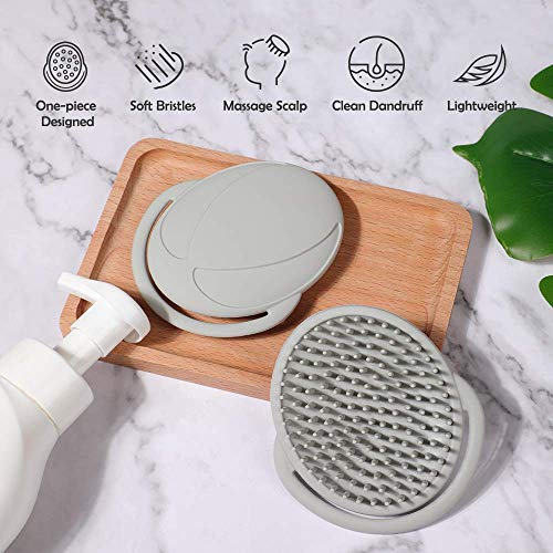 Silicone Shampoo Brush for baby Hair Scalp Massager