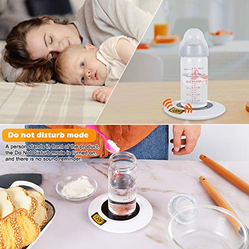 moleath Baby Bottle Thermometerwith Alarm, Measuring Breast Milk