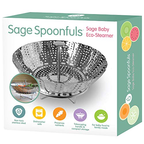 Sage Spoonfuls Baby Eco-Steamer Collapsible Steamer Basket
