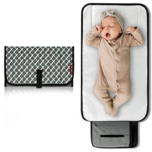 Arrontop Baby Portable Changing Pad, Waterproof Diaper Bag
