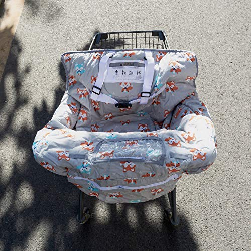 Shopping Cart Cover for Baby or Toddler | 2-in-1 High Chair Cover