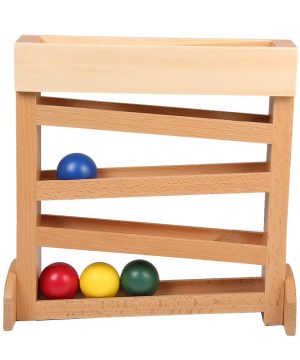 Montessori Tracker Ball Maze 1-3 Year Old Baby Wooden Toy
