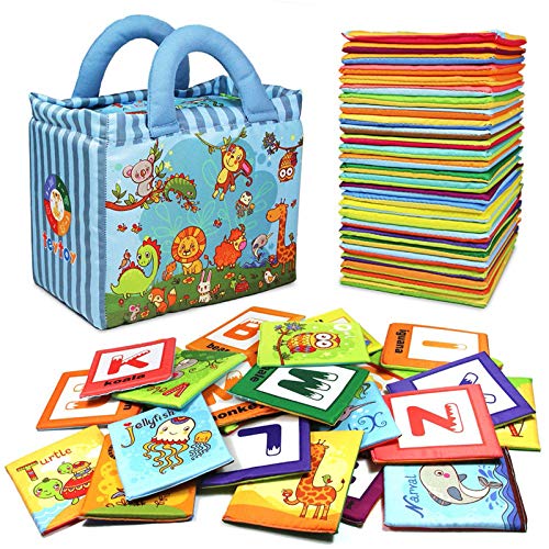 TEYTOY Baby Toy Zoo Series 26pcs Soft Alphabet Cards