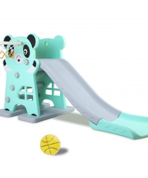 LAZY BUDDY Kids Slide, Sturdy Toddler Playground
