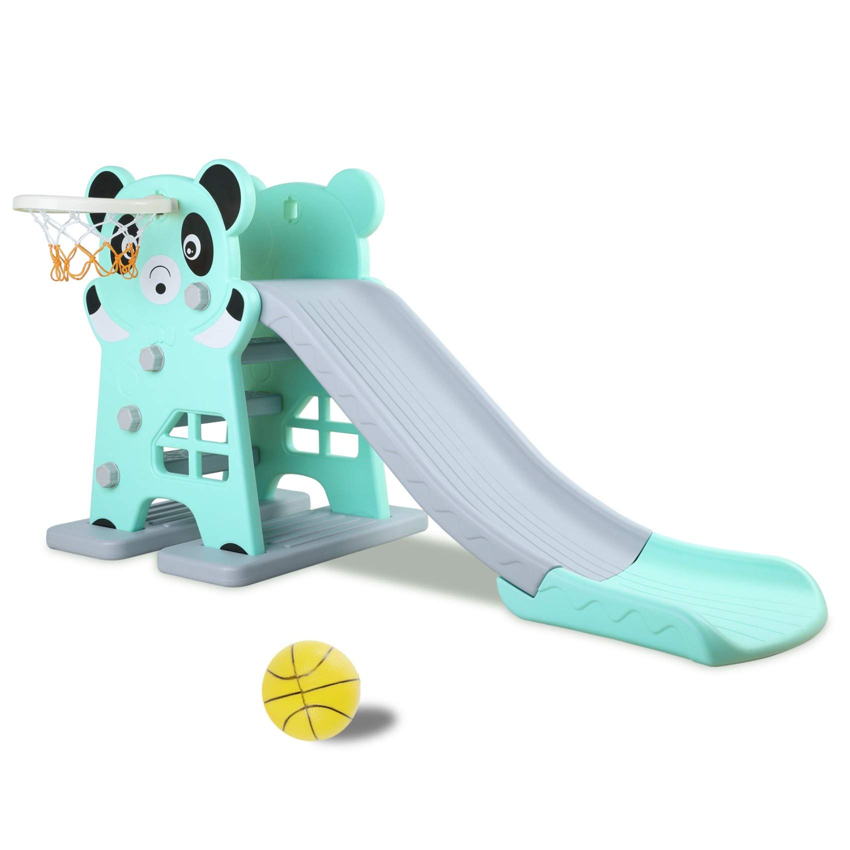 LAZY BUDDY Kids Slide, Sturdy Toddler Playground