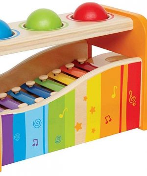 Hape Pound, Tap Bench with Slide Out Xylophone