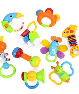 Newborn Toddler Baby Toys Rattles Teether and Shakers