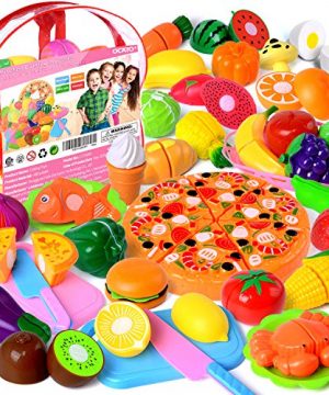 Cutting Toys, 73 PCS Play Cutting Food Kitchen Toy