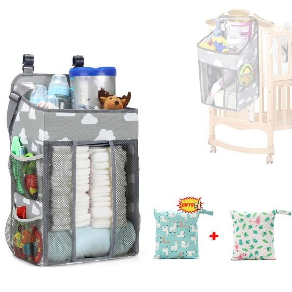 Baby Diaper Caddy Stackers Nursery Hanging Organizers Bags