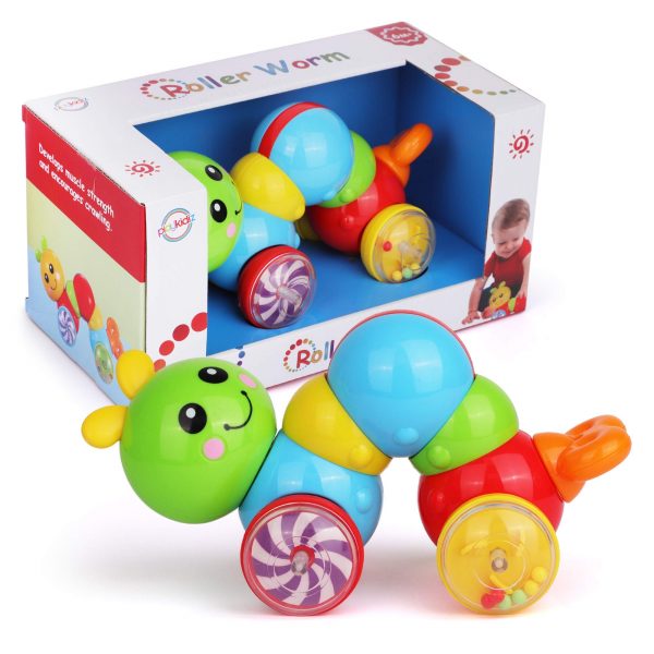 Playkidz Baby Roller Worm - Early Development Toy