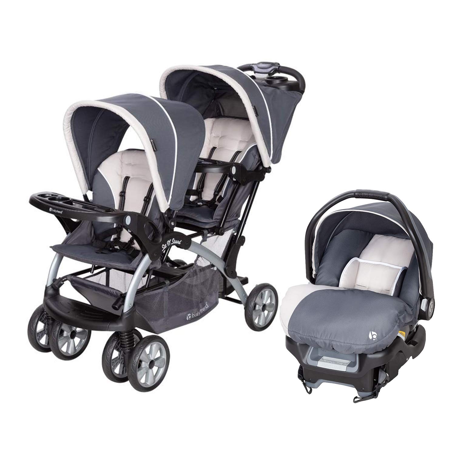 Baby Trend Sit N Stand Lightweight Travel Double Umbrella Baby Stroller