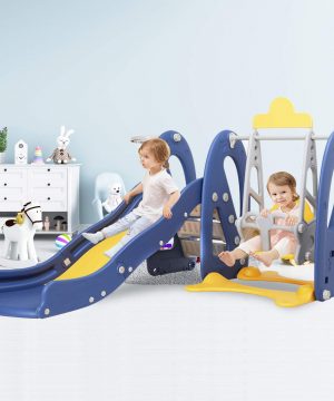HOMFY Slide and Swing Set for Toddlers
