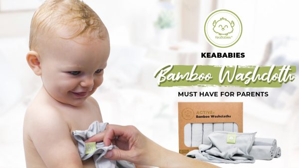 Organic Bamboo Baby Washcloth Silky Soft Baby Wash Cloths
