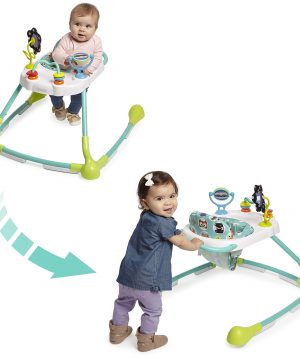 Kolcraft Tiny Steps Too 2-in-1 Infant, Baby Activity Walker