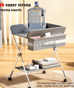 Portable Multi-Functional Diaper Changing Table designed for convenience, with adjustable height and foldable features for easy storage.