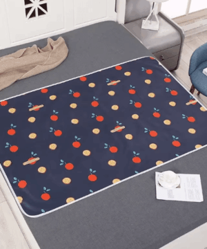 Portable and waterproof reusable baby changing mat cover, perfect for sanitary diaper changes at home or on the go.